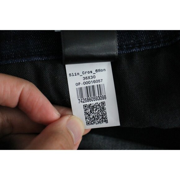 Mott & Bow Mens 36 x 30 Slim Cros Zip Fly Jeans K521 - Picture 5 of 6